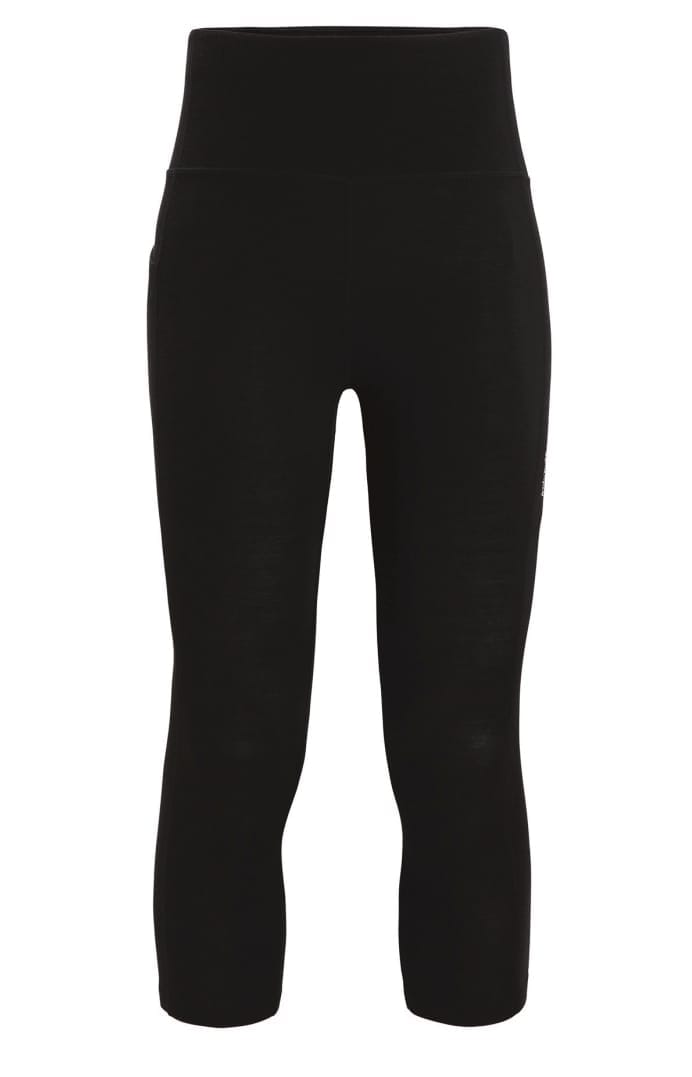 Icebreaker Women Fastray High Rise 3/4 Tights Black Icebreaker