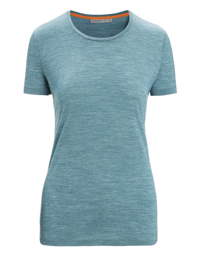Icebreaker Women's Sphere II Short Sleeve Tee Green Glory Heather Icebreaker