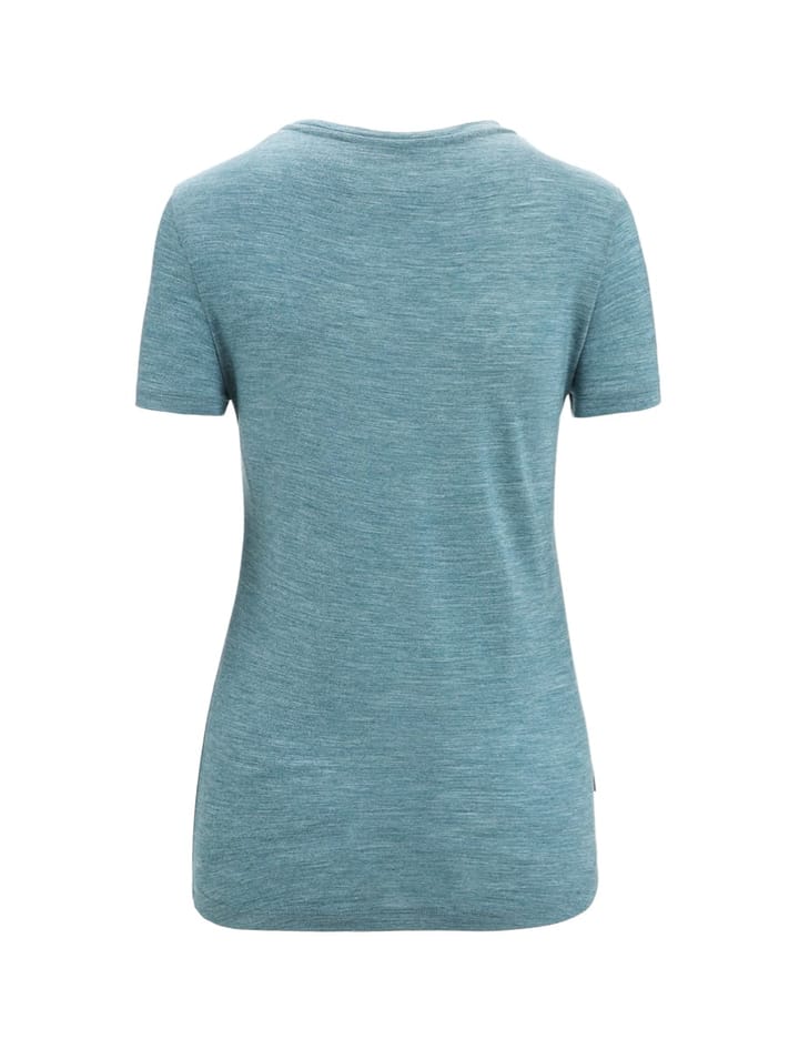 Icebreaker Women's Sphere II Short Sleeve Tee Green Glory Heather Icebreaker