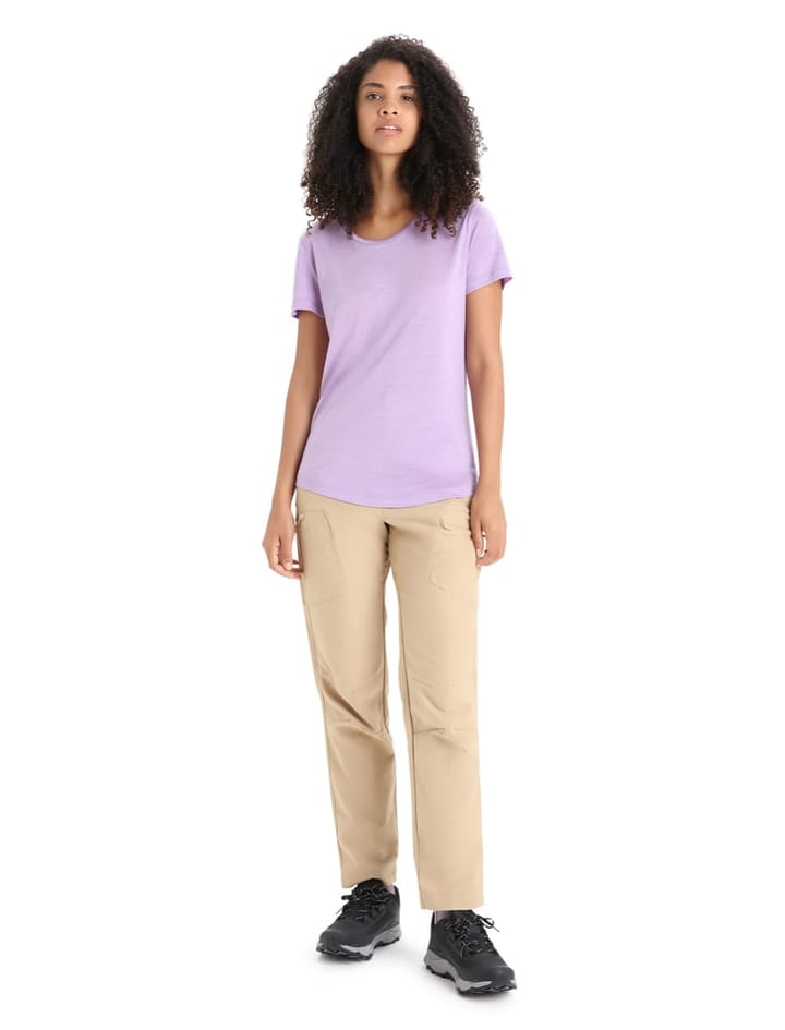 Icebreaker Women's Sphere II Short Sleeve Tee Purple Gaze Icebreaker