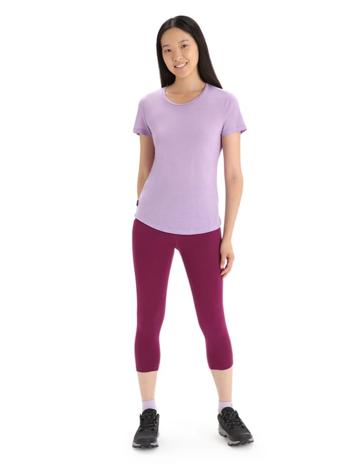Icebreaker Women's Sphere II Short Sleeve Tee Purple Gaze Icebreaker