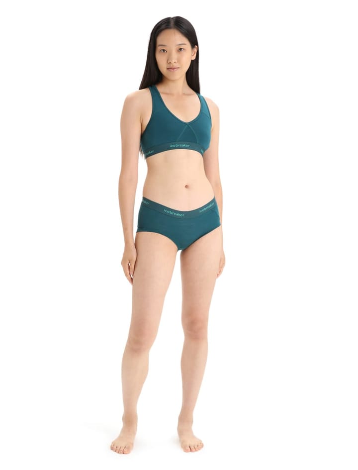 Icebreaker Women's Sprite Racerback Bra Green Glory Icebreaker