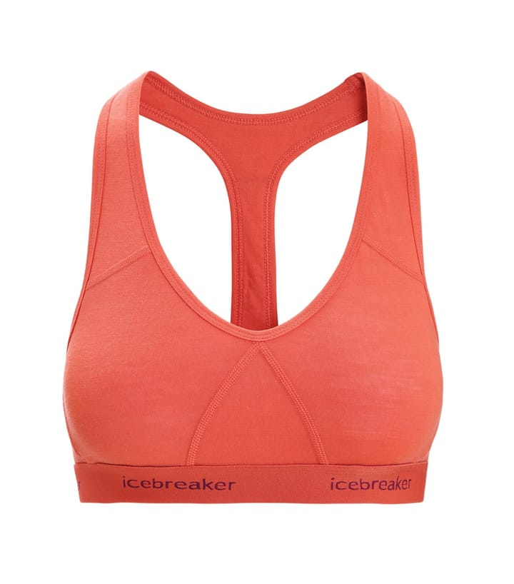 Icebreaker Women Sprite Racerback Bra Vibrant Earth Icebreaker
