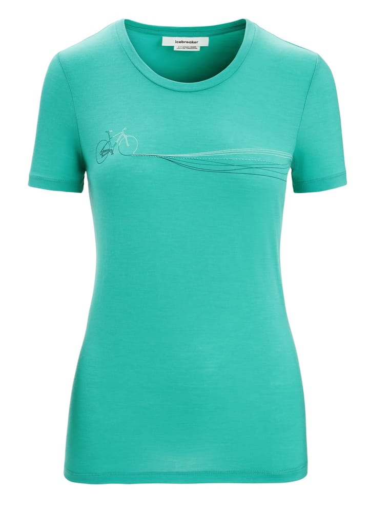 Icebreaker Women Tech Lite II SS Tee Cadence Paths Fresh Icebreaker