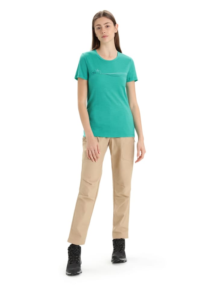 Icebreaker Women Tech Lite II SS Tee Cadence Paths FRESH Icebreaker