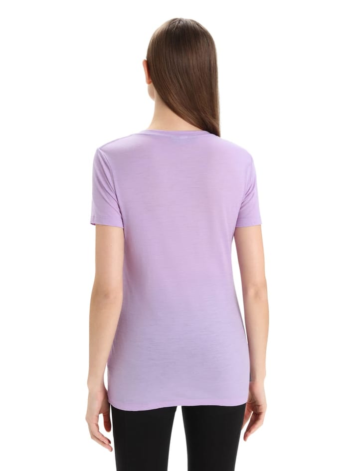 Icebreaker Women's Tech Lite II Short Sleeve Tee Purple Gaze Icebreaker