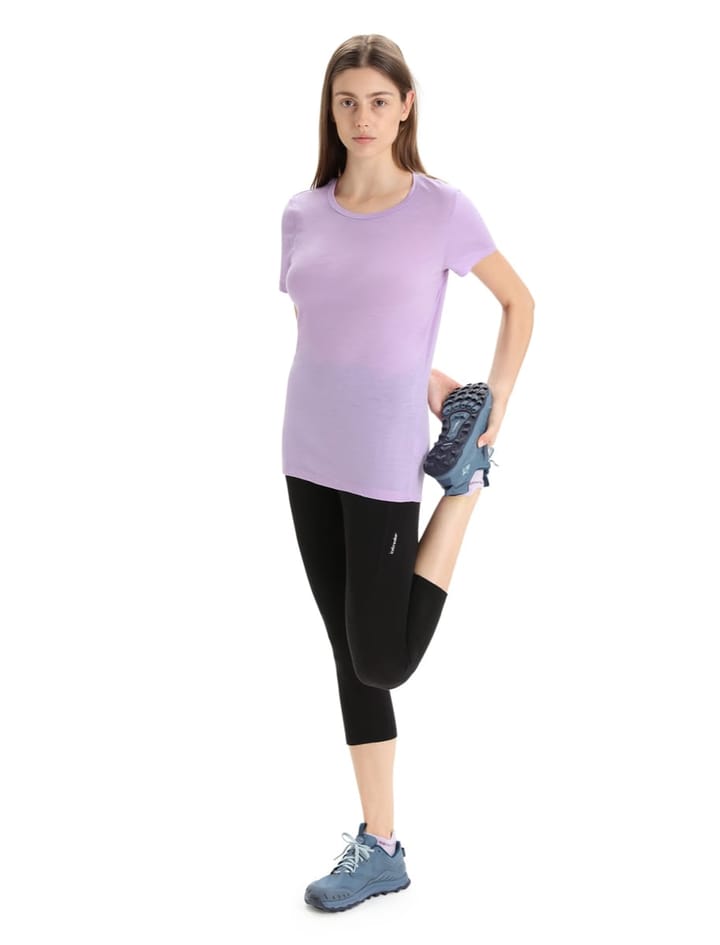Icebreaker Women's Tech Lite II Short Sleeve Tee Purple Gaze Icebreaker