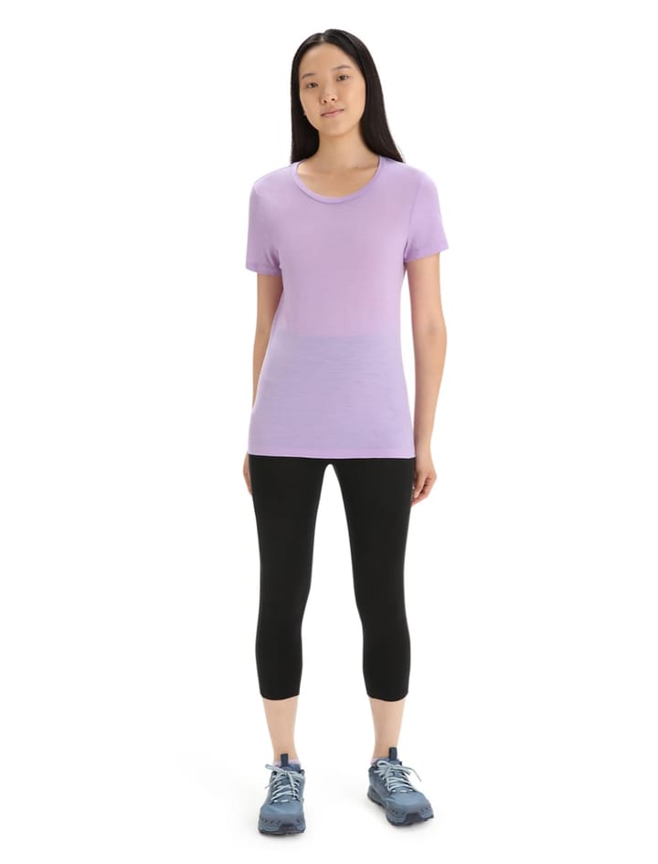 Icebreaker Women's Tech Lite II Short Sleeve Tee Purple Gaze Icebreaker
