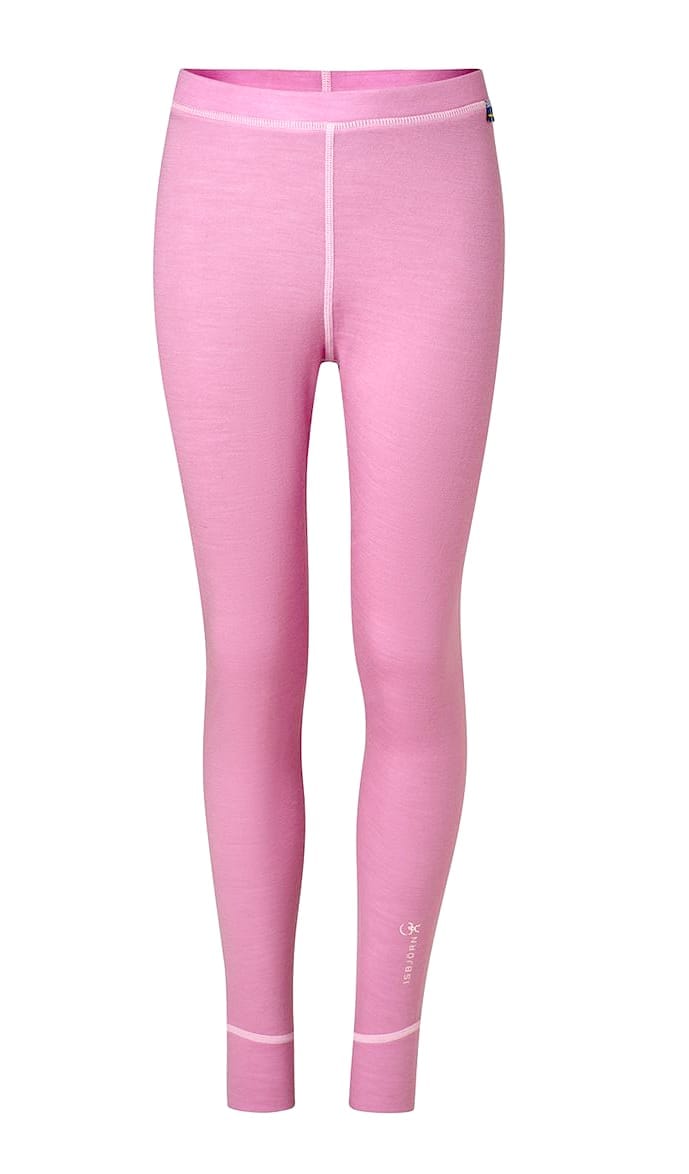 Isbjörn of Sweden Kids' Husky Longjohn Baselayer FrostPink