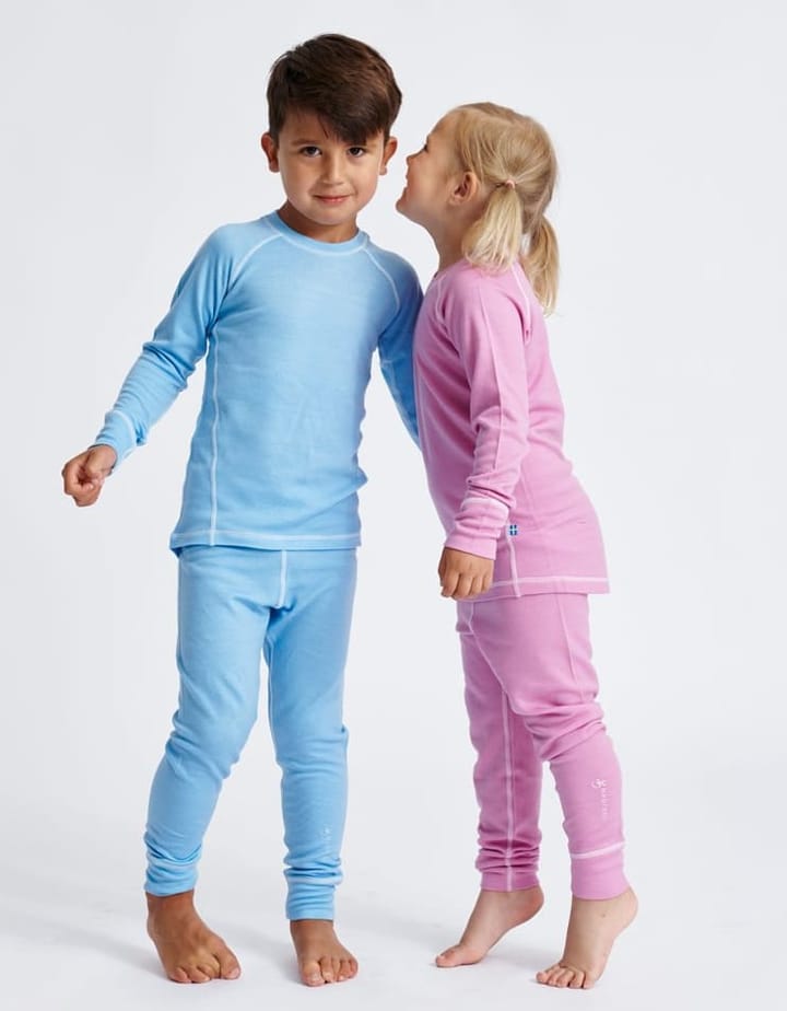 Isbjörn of Sweden Kids' Husky Longjohn Baselayer FrostPink Isbjörn of Sweden