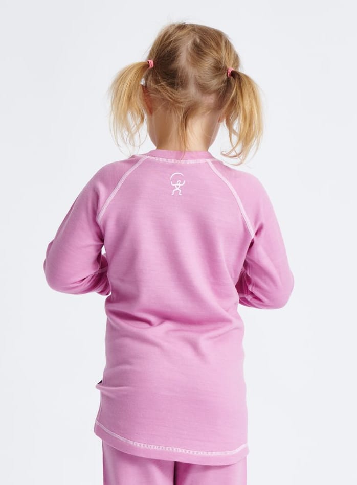 Isbjörn of Sweden Kids' Husky Sweater Baselayer FrostPink Isbjörn of Sweden