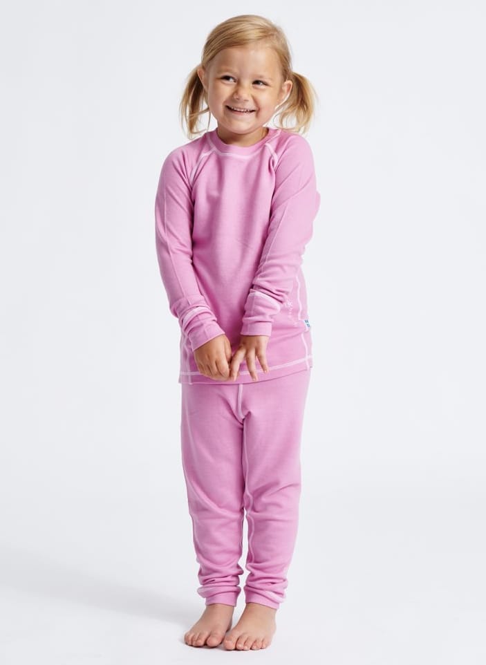 Isbjörn of Sweden Kids' Husky Sweater Baselayer FrostPink Isbjörn of Sweden