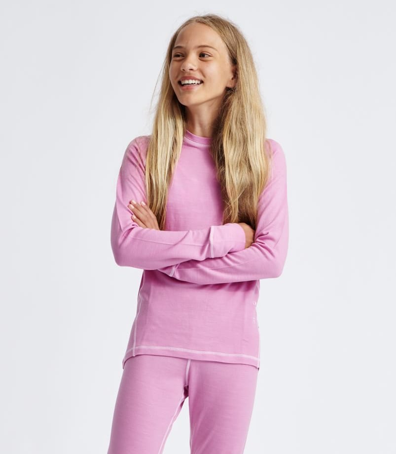Isbjörn of Sweden Teen Husky Sweater Baselayer Frostpink
