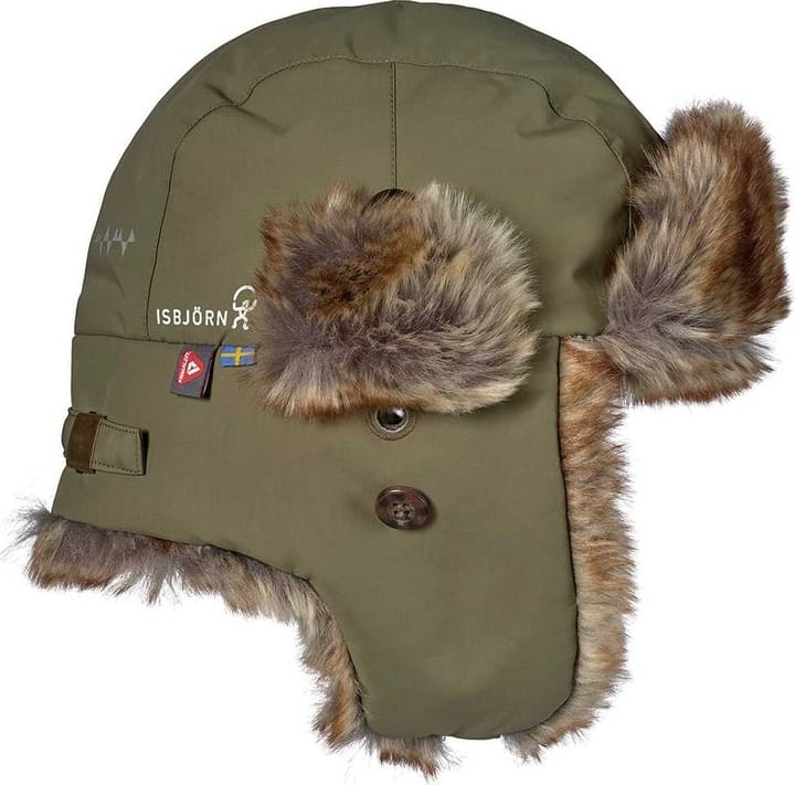Isbjörn of Sweden Kids' Squirrel Winter Cap Moss Isbjörn of Sweden