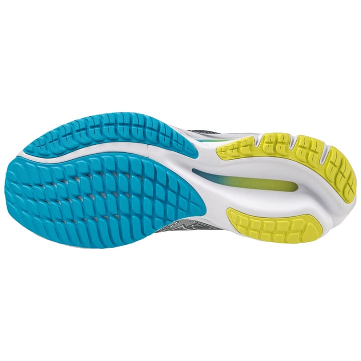 Mizuno Men's Wave Rider 27 Pearl Blue/White/Bolt 2 (Neon) Mizuno Mizuno Men's Wave Rider 27 Pearl Blue/White/Bolt 2 (Neon) Mizuno