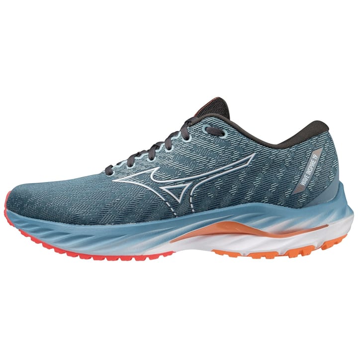 Mizuno WAVE INSPIRE 19(M) ProvBlue/Whte/LightOrang Mizuno