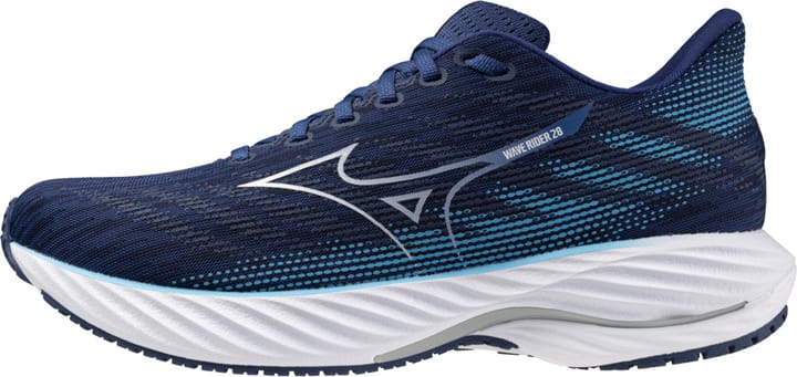 Mizuno Men's Wave Rider 28 Estate Blue/White/River Blue Mizuno