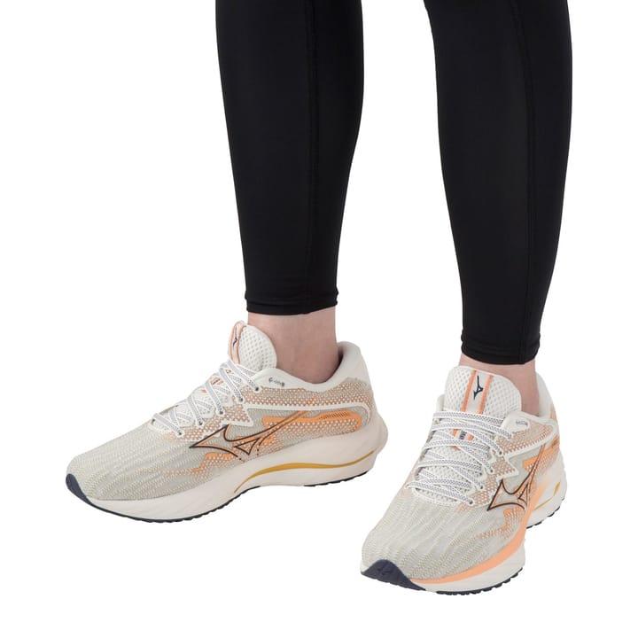 Mizuno Women's Wave Rider 27 Snow White/Nightshadow Blue/Coral Reef Mizuno Mizuno Women's Wave Rider 27 Snow White/Nightshadow Blue/Coral Reef Mizuno