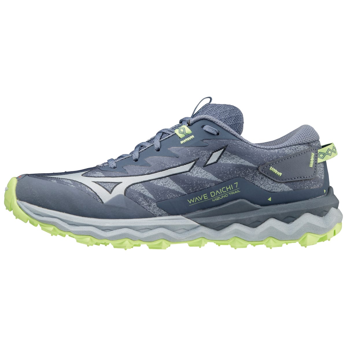 Mizuno Wave Daichi 7 W Vintage Indigo/Subdued Blue/Neo Lime
