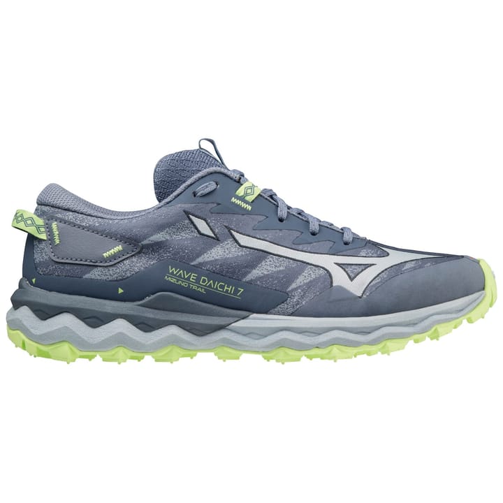 Mizuno Women's Wave Daichi 7 Vintage Indigo/Subdued Blue/Neo Lime Mizuno