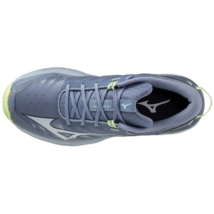 Mizuno Women's Wave Daichi 7 Vintage Indigo/Subdued Blue/Neo Lime Mizuno Mizuno Women's Wave Daichi 7 Vintage Indigo/Subdued Blue/Neo Lime Mizuno