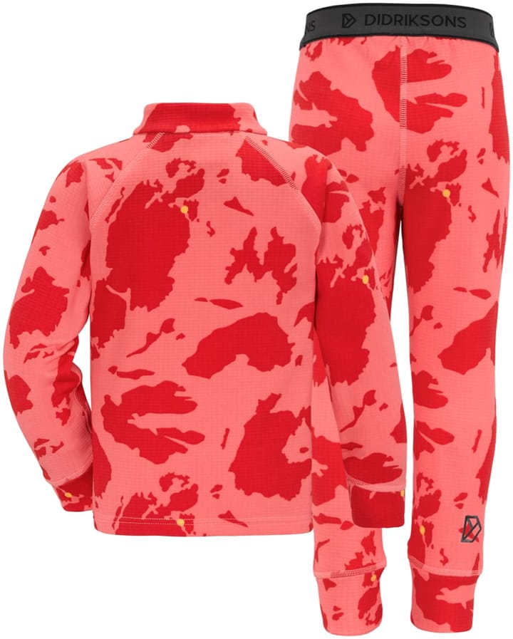 Didriksons Kids' Jadis Printed Set Island Print Peach Rose Didriksons