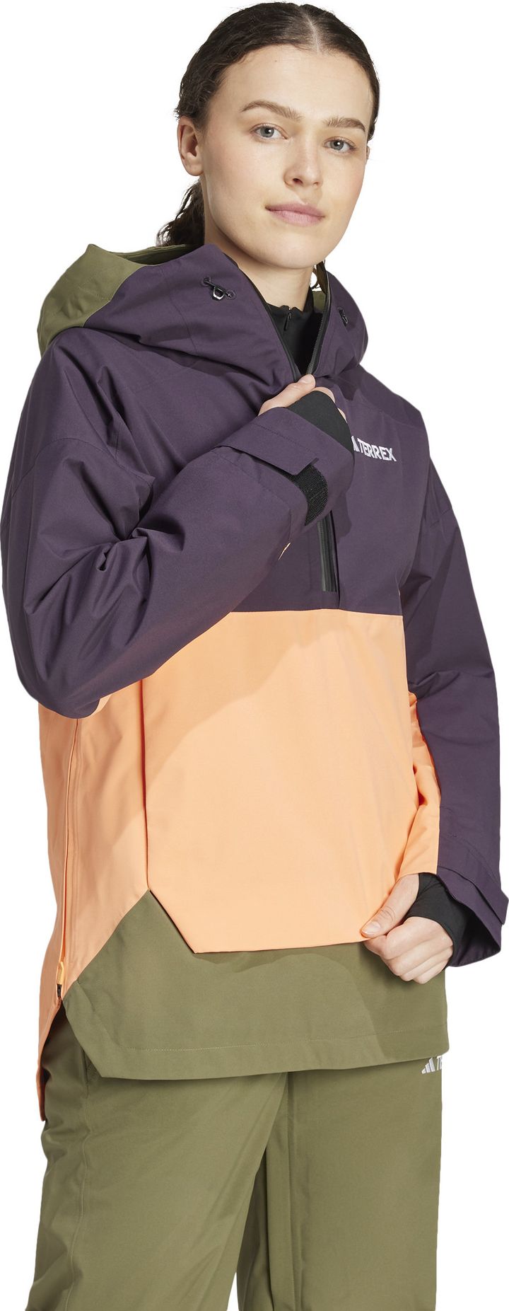 Adidas Women's Terrex Xperior 2L Lined RAIN.RDY Anorak Aurbla/Olistr/Ambtin Adidas