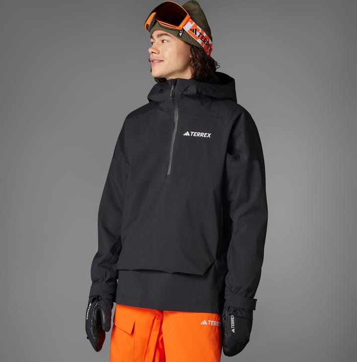 Adidas Men's Terrex Xperior 2L Lined RAIN.DRY Anorak Black/Black Adidas