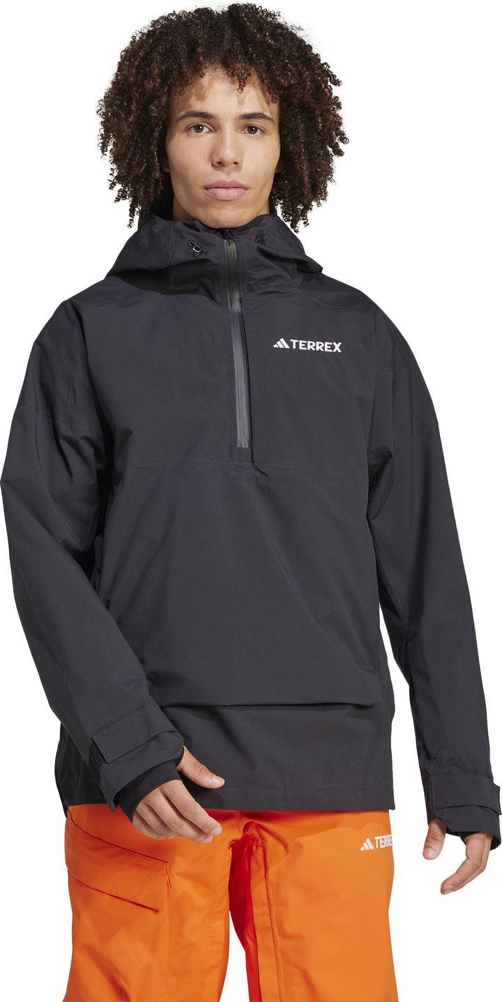 Adidas Men's Terrex Xperior 2L Lined RAIN.DRY Anorak Black/Black Adidas