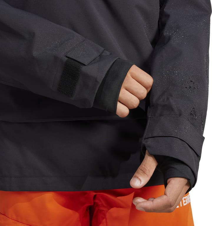 Adidas Men's Terrex Xperior 2L Lined RAIN.DRY Anorak Black/Black Adidas