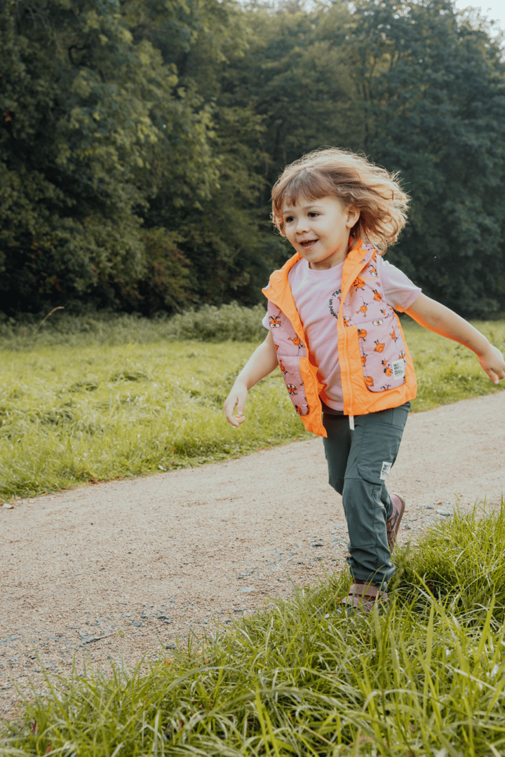 Jack Wolfskin Kids' Smileyworld All Over Print Vest Icon Water Lily Jack Wolfskin