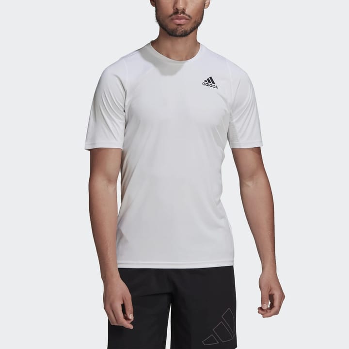 Adidas Men's Run Icons 3BAR Tee White Adidas Adidas Men's Run Icons 3BAR Tee White Adidas