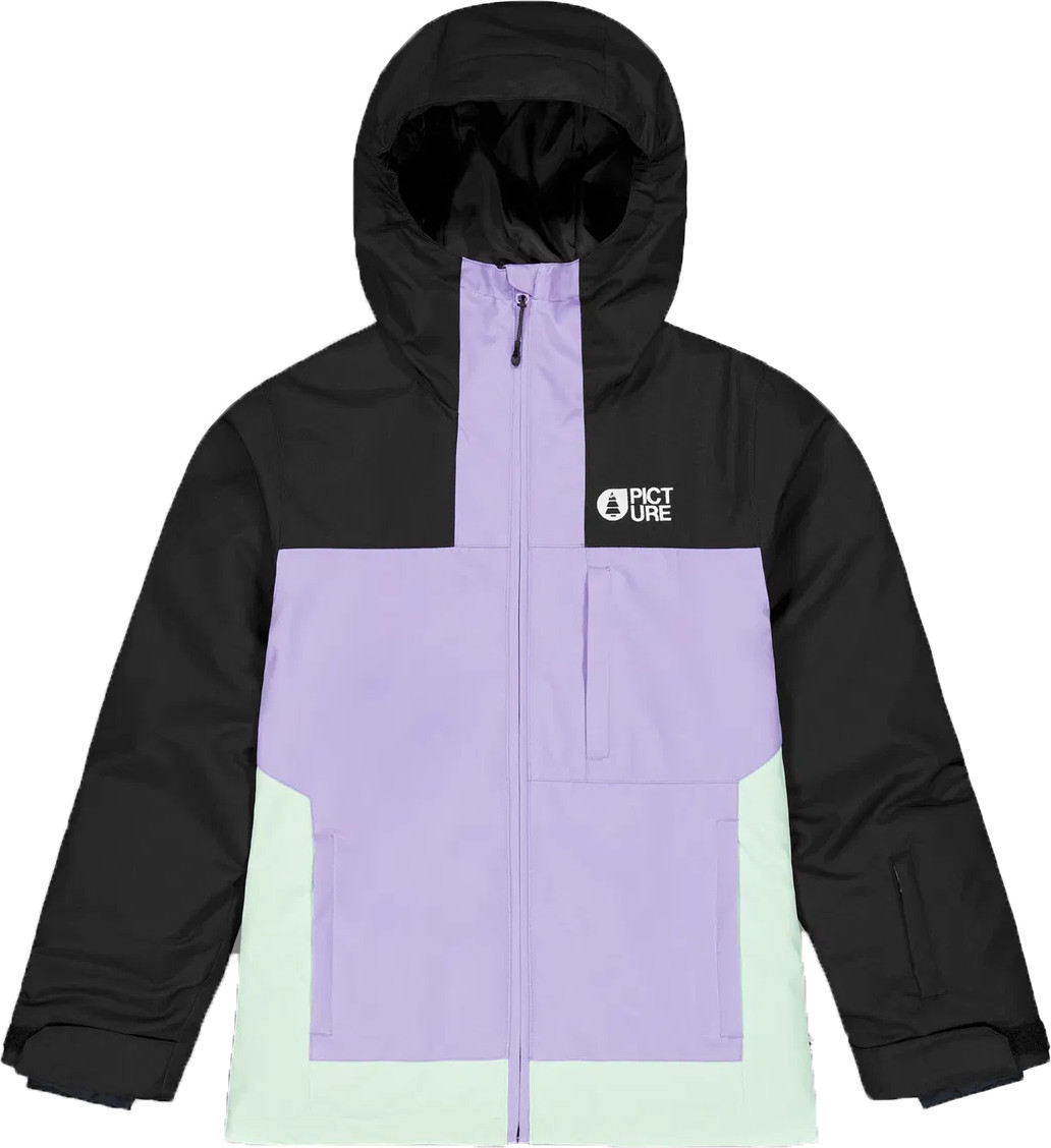 Picture Organic Clothing Seady Jacket Blk Paisley Purp Siltgr Skijakker fôrede 10