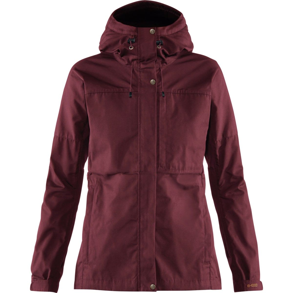 Fjällräven Kaipak Jacket W Dark Garnet-Dark Grey