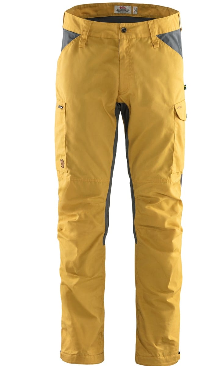Fjällräven Men's Kaipak Trousers Long Ochre/Super Grey Fjällräven Fjällräven Men's Kaipak Trousers Long Ochre/Super Grey Fjällräven