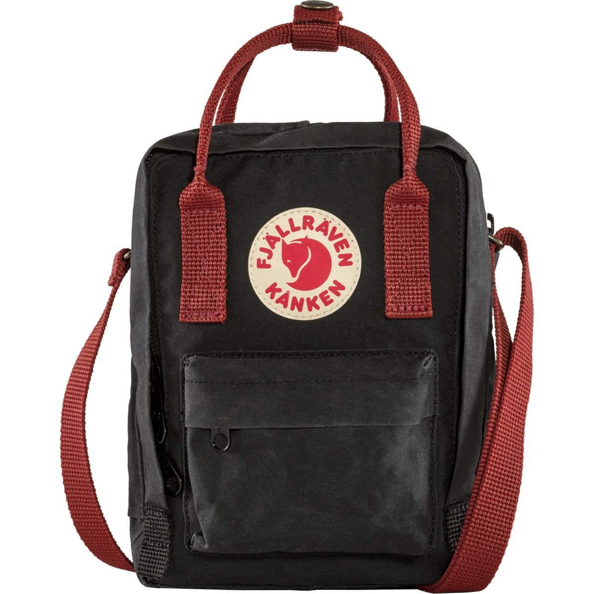 Fjällräven Kånken Sling Black/Ox Red