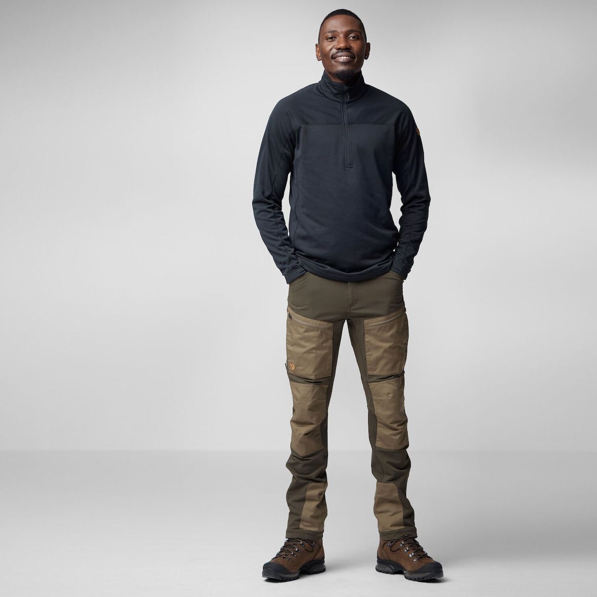 Fjällräven Men's Keb Agile Winter Trousers Deep Forest-Laurel Green