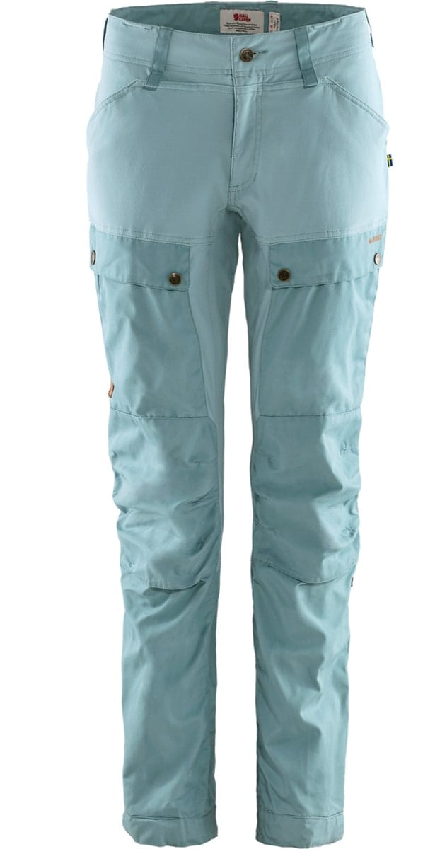 Fjällräven Keb Trousers Curved W Reg Clay Blue-Mineral Blue