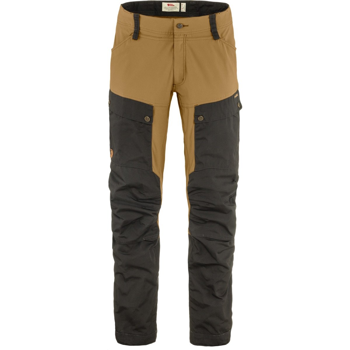 Fjällräven Men's Keb Trousers Dark Grey/Buckwheat Brown