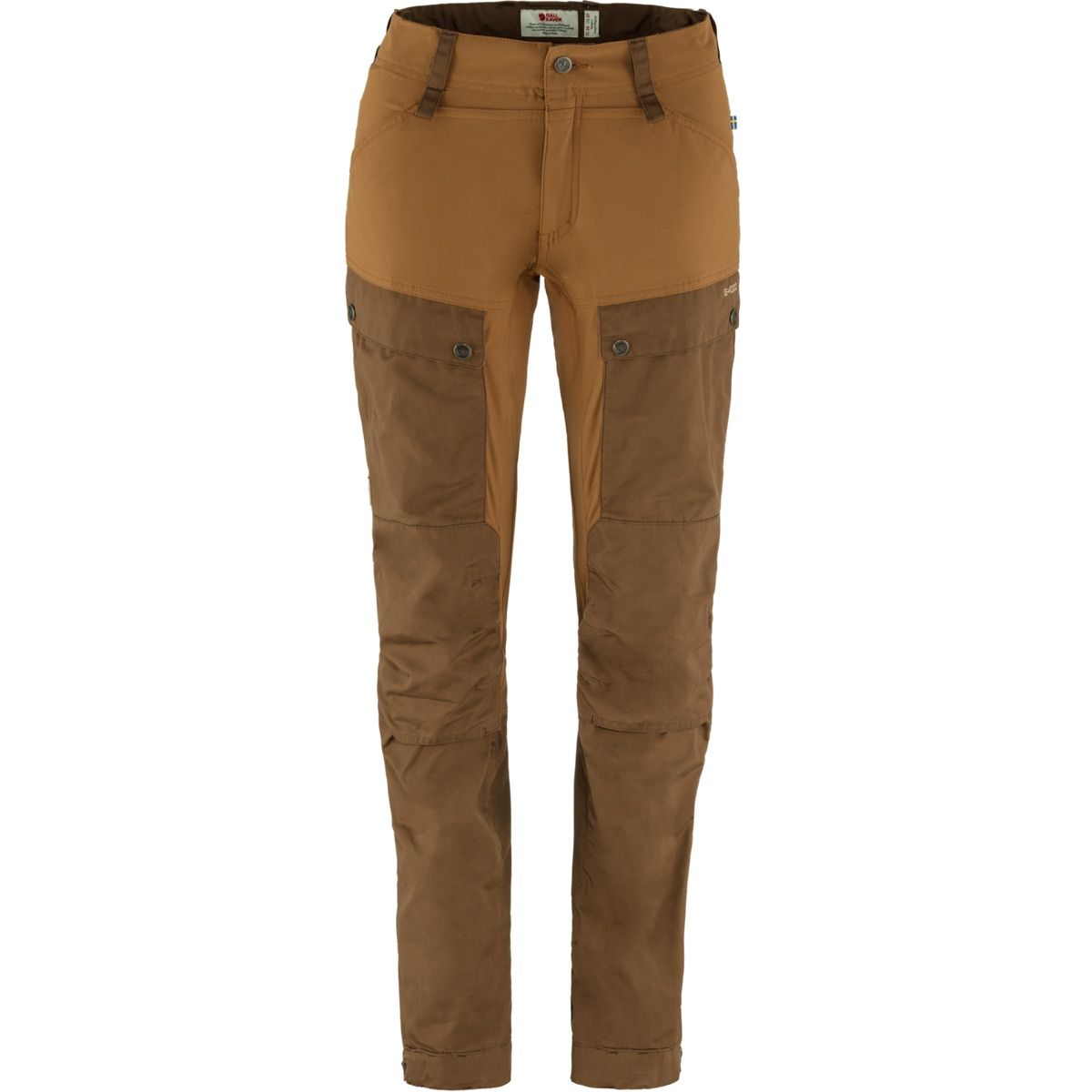 Fjällräven Women's Keb Trousers Curved Timber Brown-Chestnut