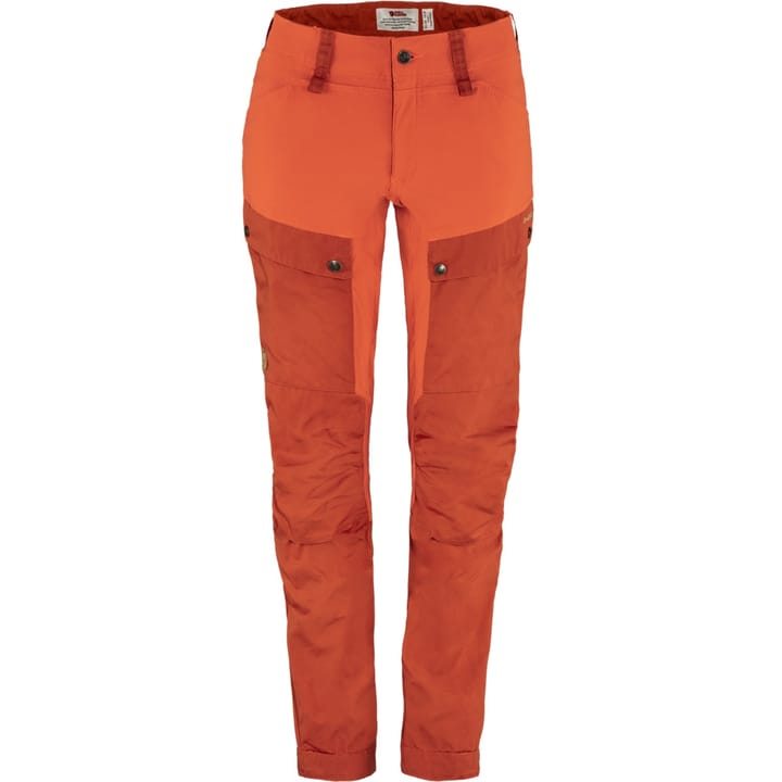 Fjällräven Women's Keb Trousers Curved Cabin Red-Rowan Red Fjällräven