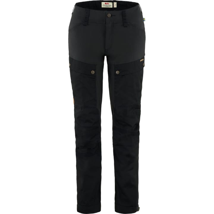 Fjällräven Women's Keb Trousers Curved Black Fjällräven