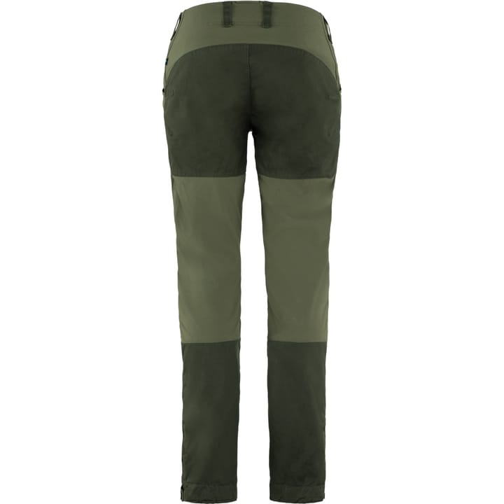 Fjällräven Women's Keb Trousers Curved Deep Forest-Laurel Green Fjällräven