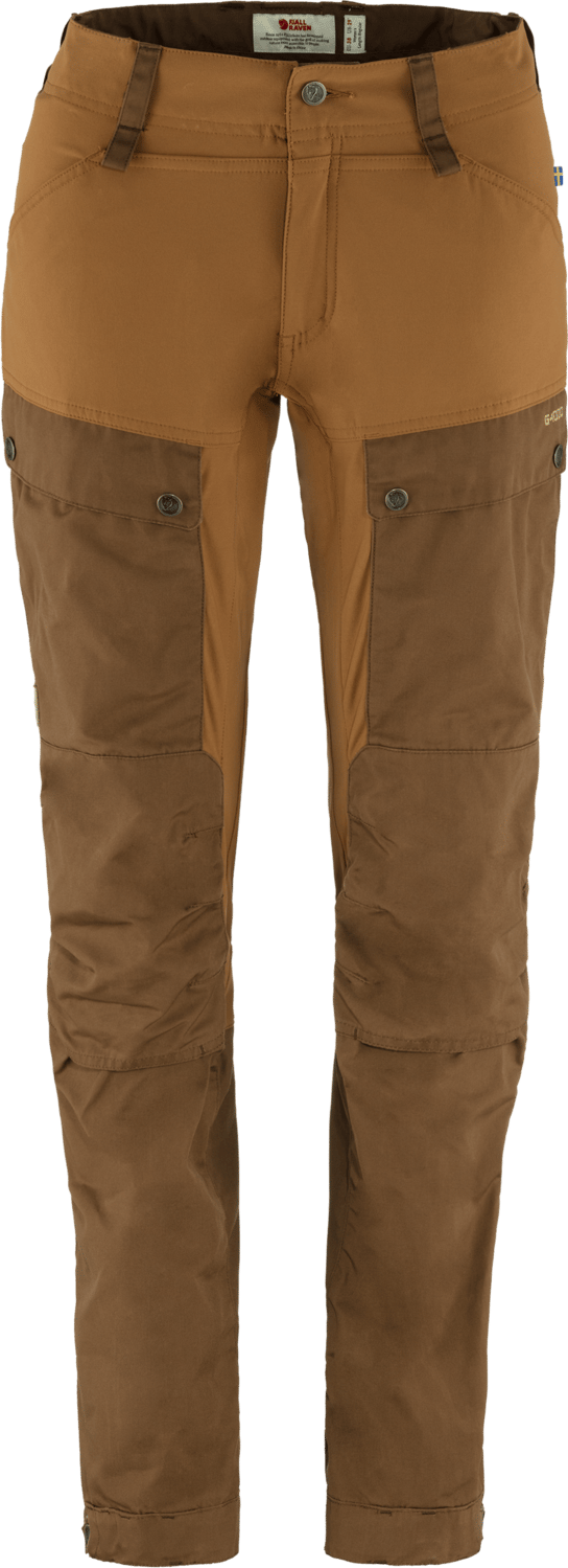Fjällräven Women's Keb Trousers Curved Timber Brown-Chestnut Fjällräven