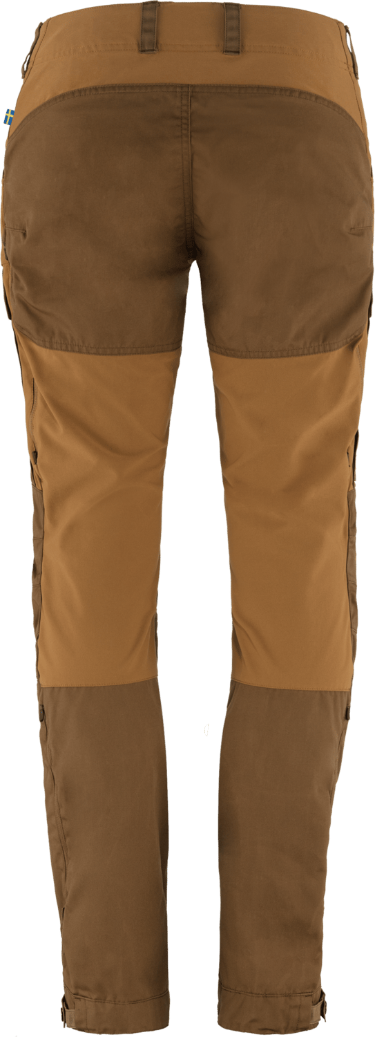 Fjällräven Women's Keb Trousers Curved Timber Brown-Chestnut Fjällräven