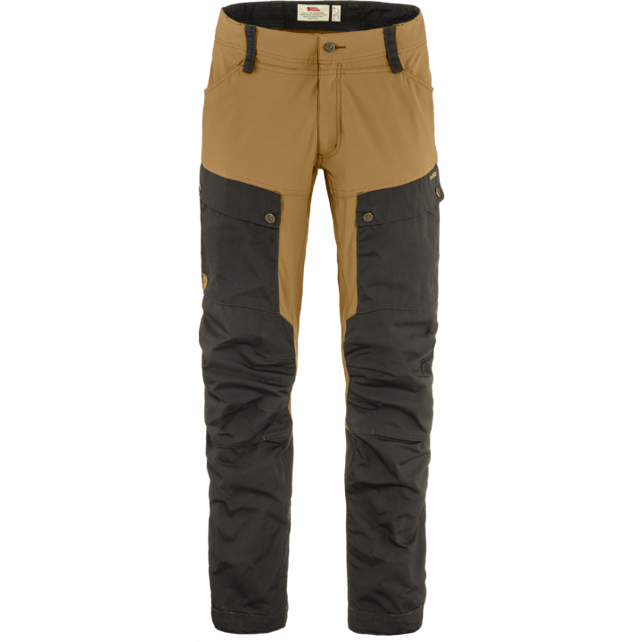 Men's Keb Trousers Dark Grey-Buckwheat Brown Fjällräven