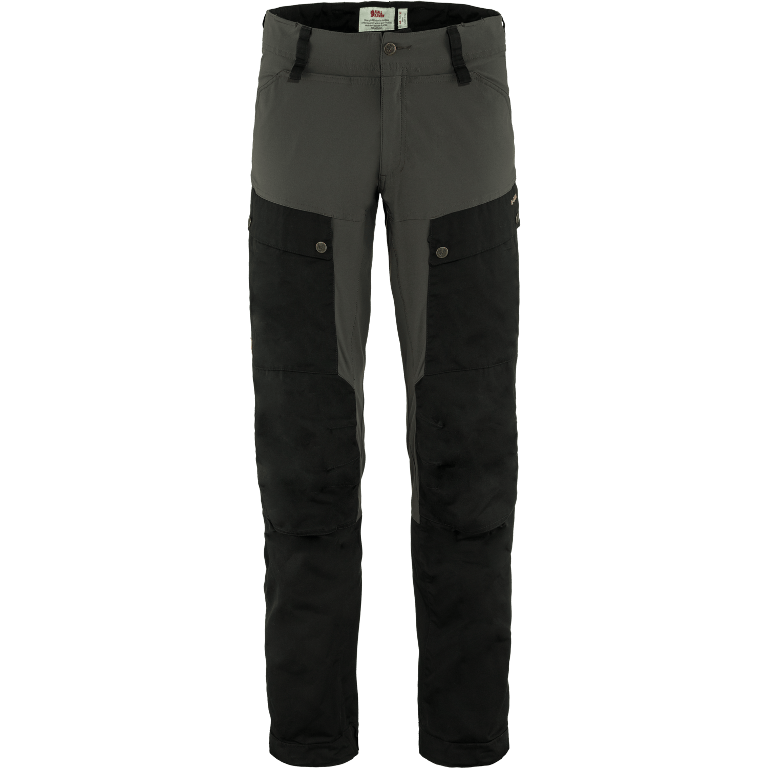 Fjällräven Men's Keb Trousers Black-Stone Grey