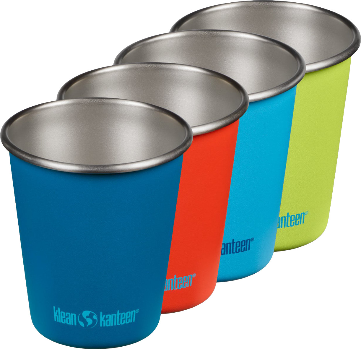 Klean Kanteen Stainless Steel Cup 296 ml 4-Pack Dragon Tails Serveringsutrustning OneSize