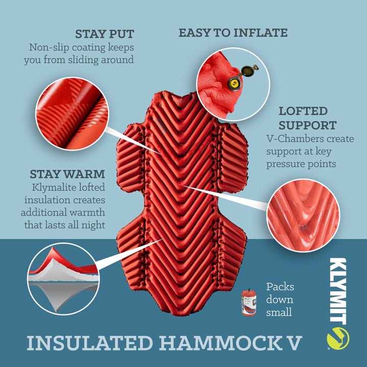 Klymit Insulated Hammock V Red Klymit