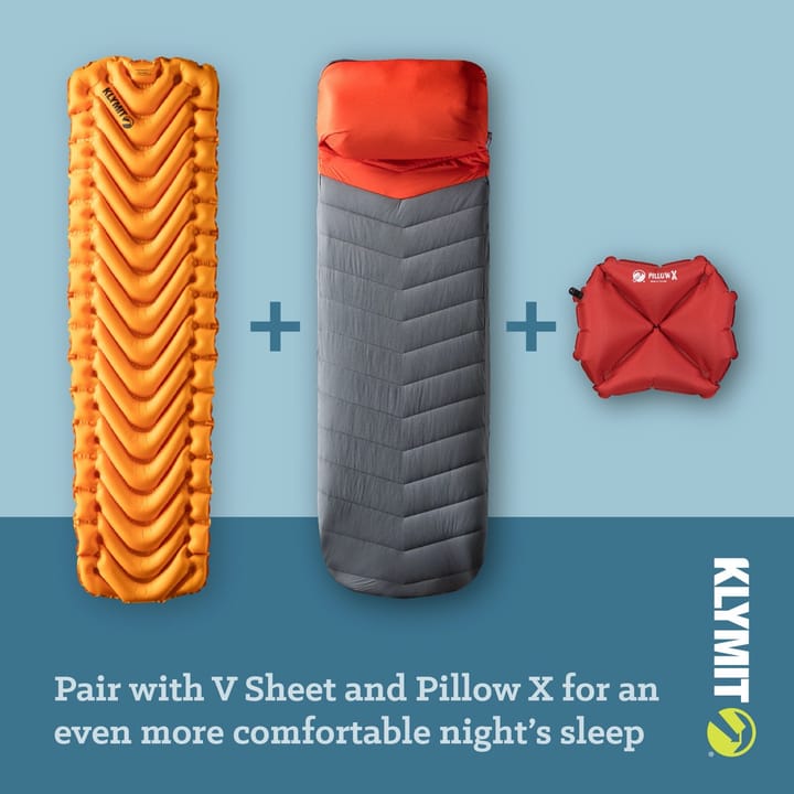 Klymit Insulated V Ultralite Sl Sleeping Pad Orange Klymit Klymit Insulated V Ultralite Sl Sleeping Pad Orange Klymit
